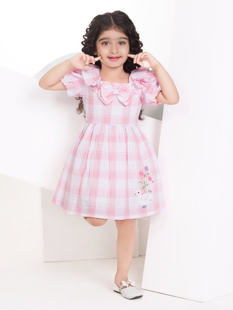 Girls Yarn Dyed Dress 16777