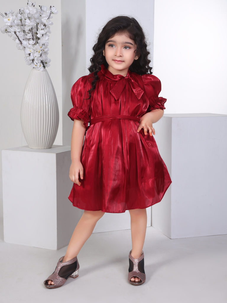 Girls Party Dress with Belt 16890