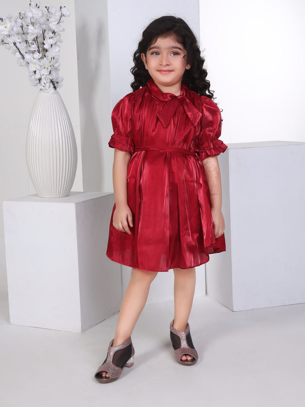 Girls Party Dress with Belt 16890