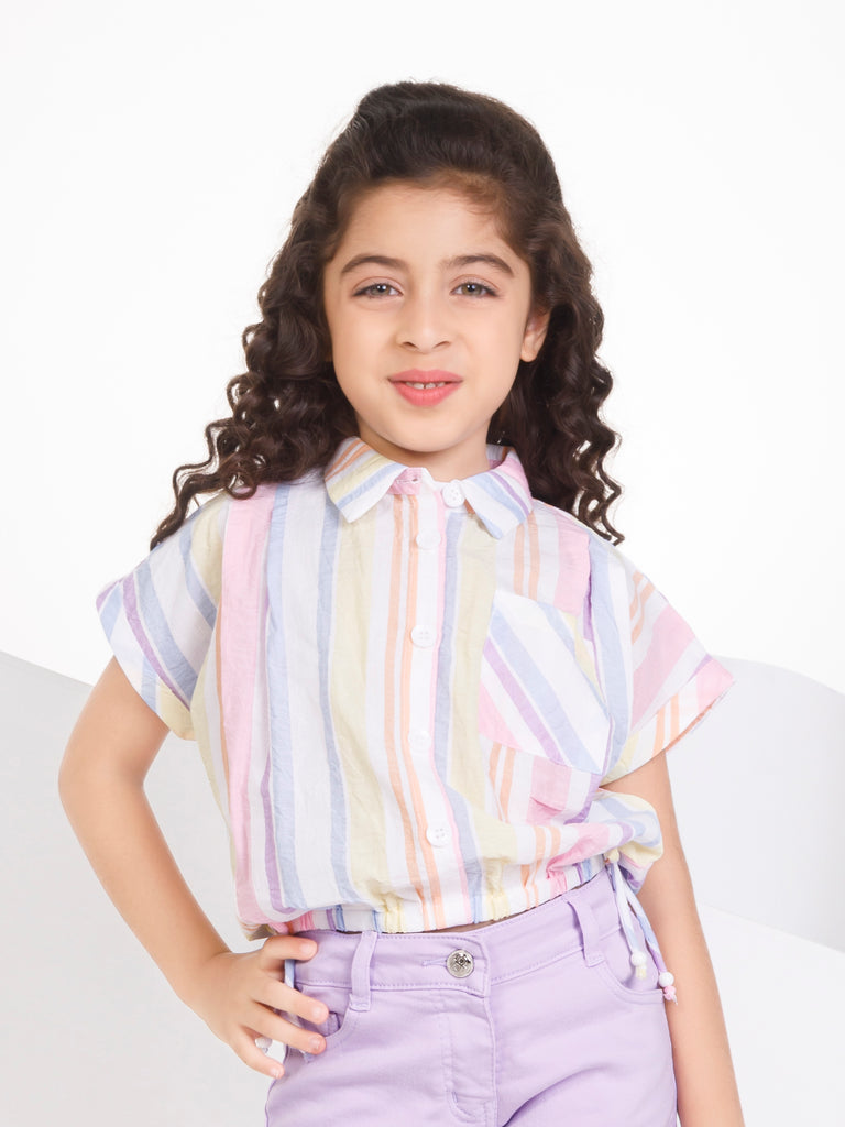 Girls Striped Top 16891