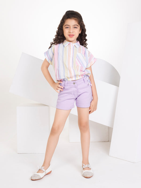 Girls Striped Top 16891