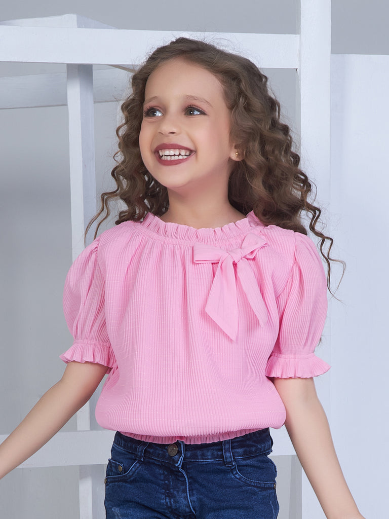 Girls Textured Top 16943