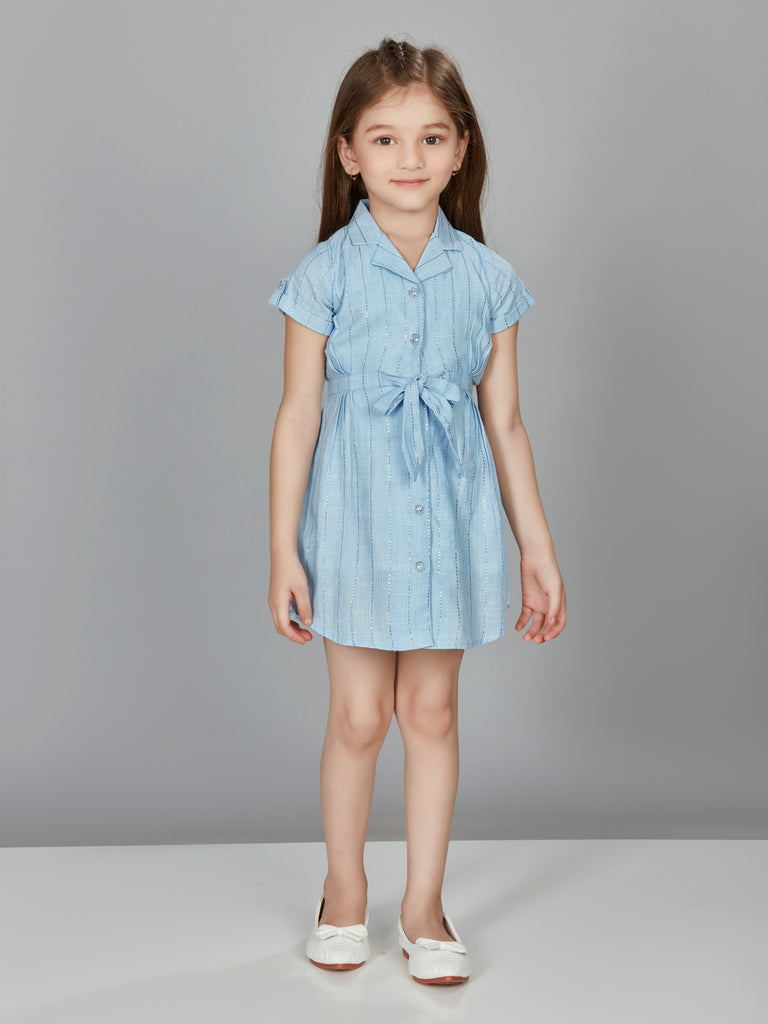Peppermint Girls Yarn Dyed Dress 17083 1