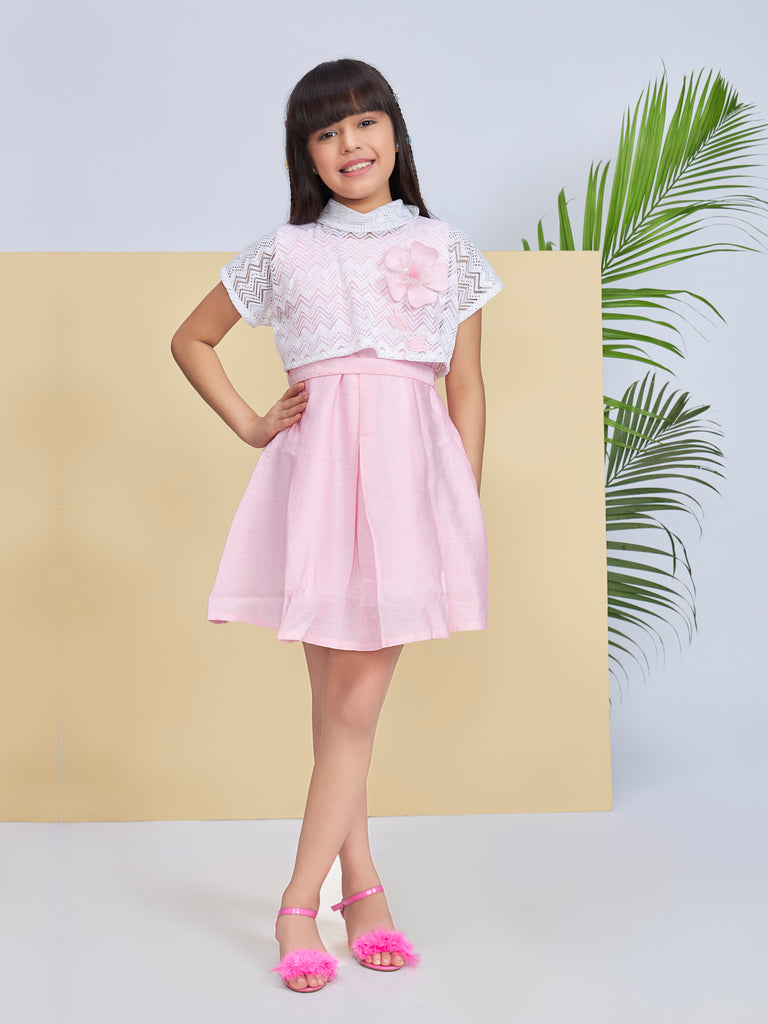 Girls Fashion Dress with Top & Belt 19229