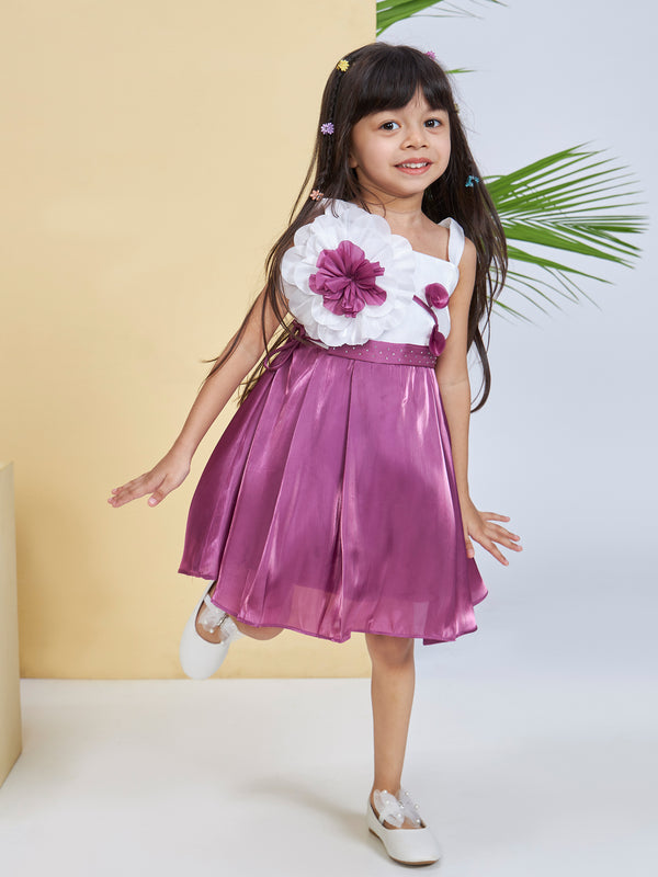 Girls Fashion Dress with Belt 19336