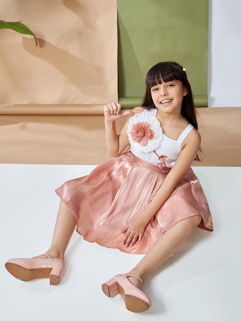 Girls Fashion Dress with Belt 19337