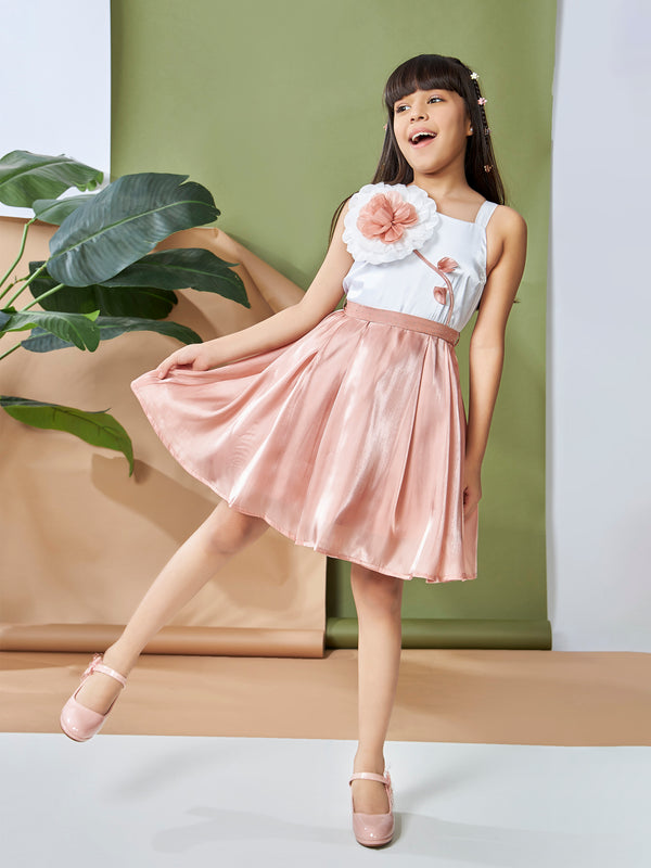 Girls Fashion Dress with Belt 19337