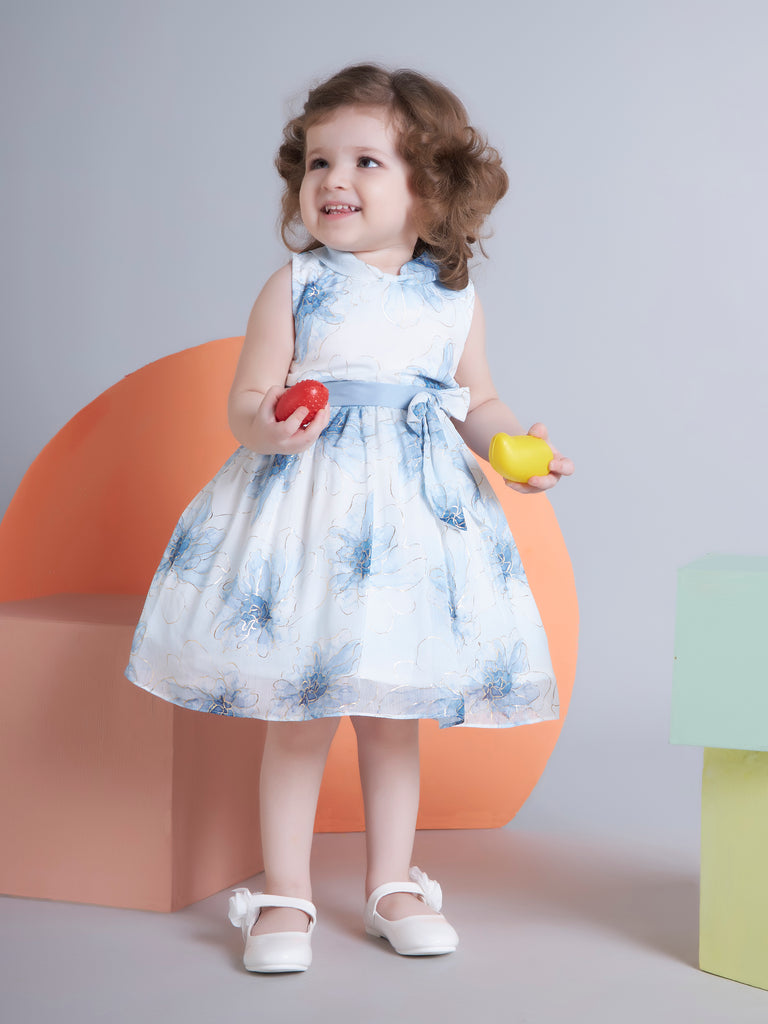 Girls Printed Dress 19346