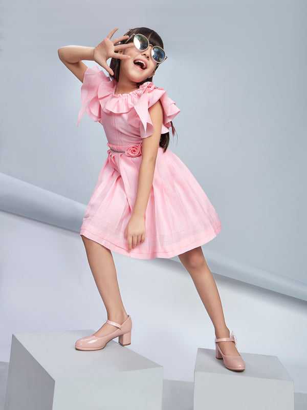 Girls Semi Party Dress with Purse 19433