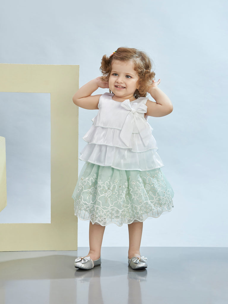 Girls Design Net Skirt & Top 19446