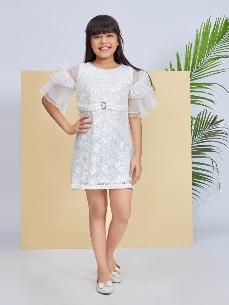 Girls Sequins Dress 19449