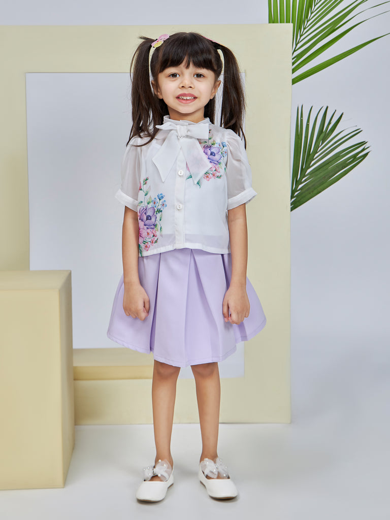 Girls Semi Party Skirt with Top & Inner 19457