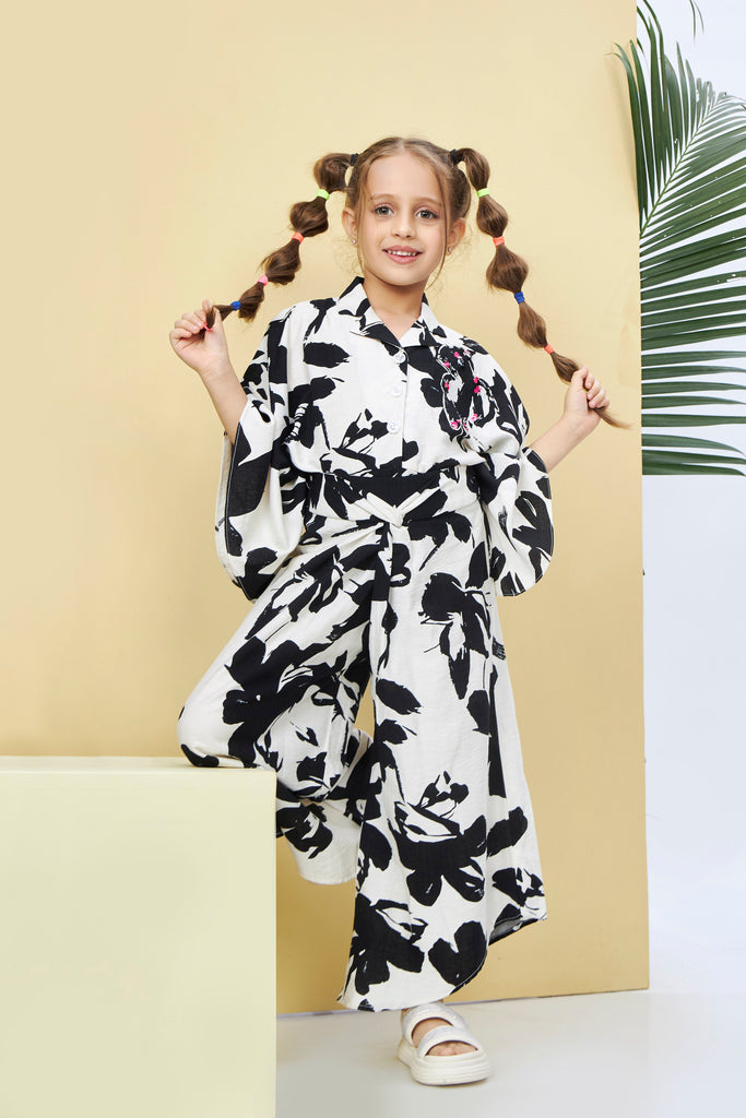 Girls Abstract Print Pant & Top 19516