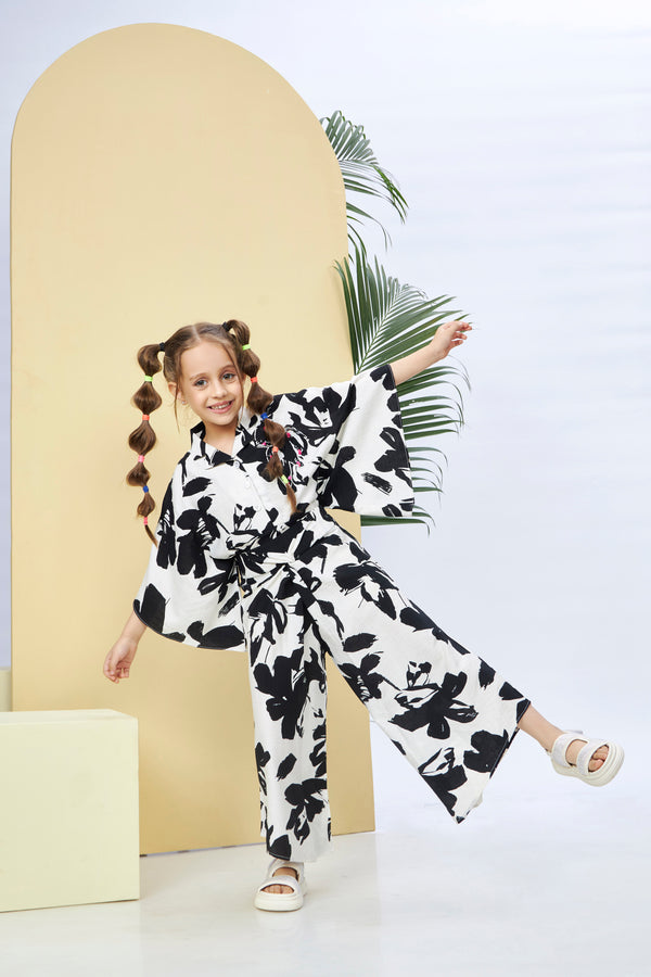 Girls Abstract Print Pant & Top 19516