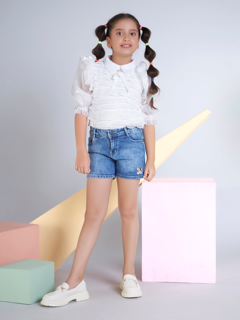 Girls Denim Shorts 19522