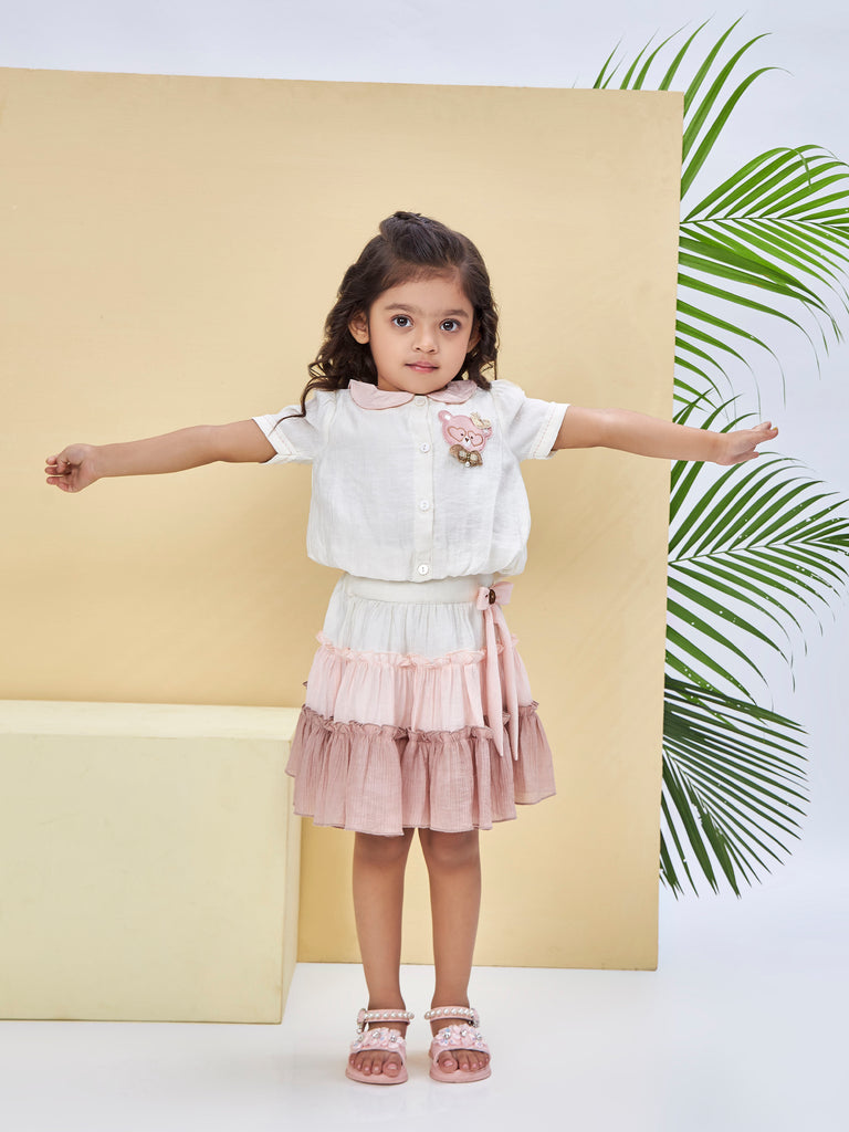 Girls Casual Skirt with Top 19539