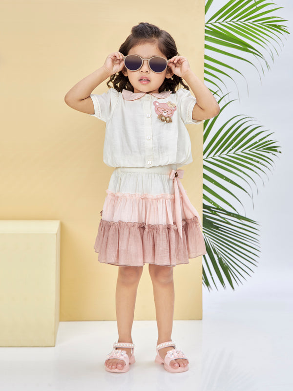 Girls Casual Skirt with Top 19539