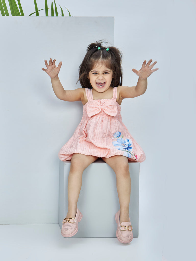 Girls Textured Dress 19581