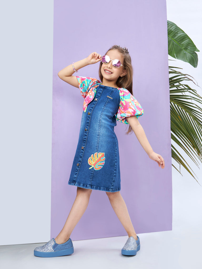 Girls Design Net Dress 19612