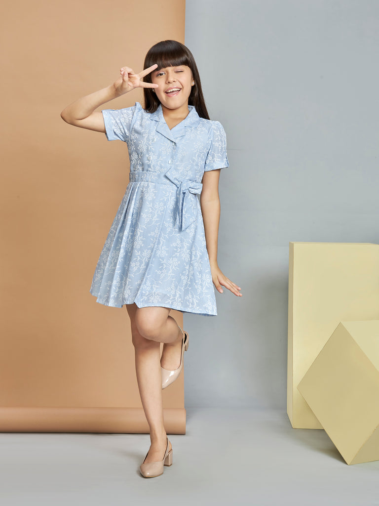 Girls Embroidered Dress 19645