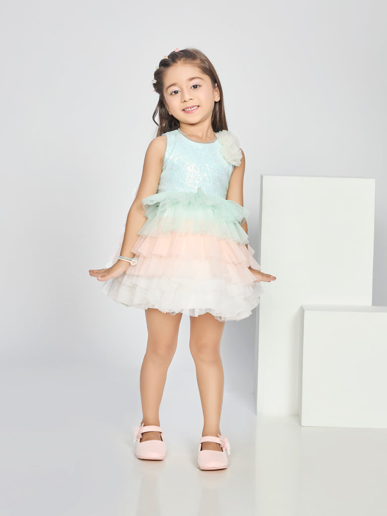 Girls Sequins Dress 20347