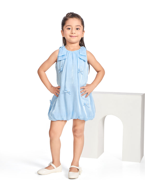 Girls Design Net Dress 20366