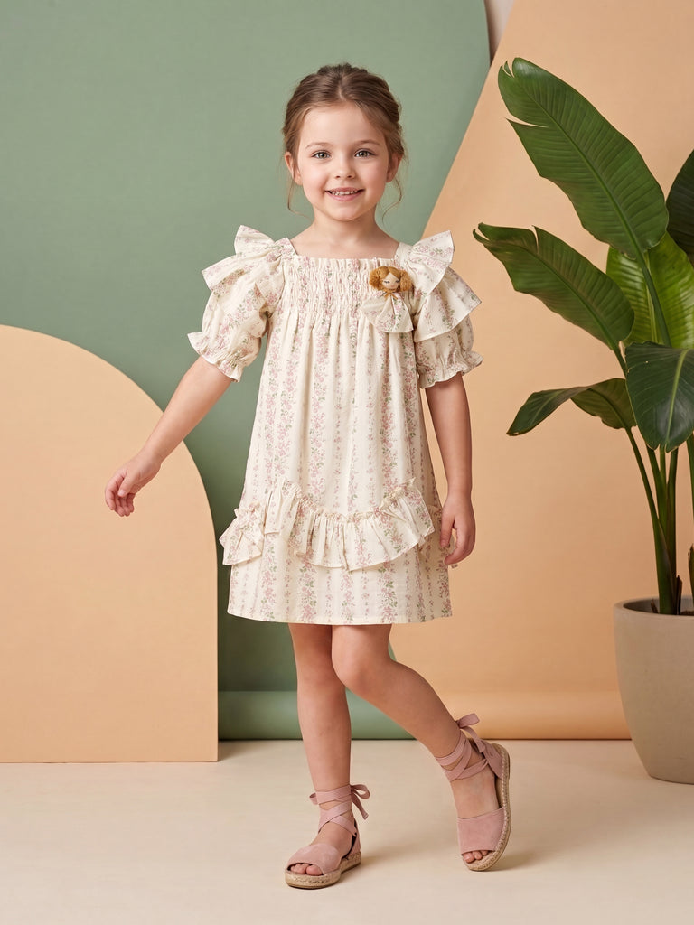 Girls Jaquard Dress 20400