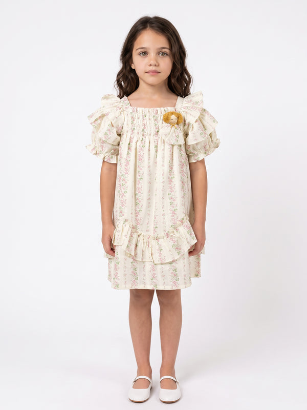 Girls Jaquard Dress 20400
