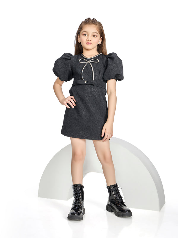 Girls Jaquard Dress 20500