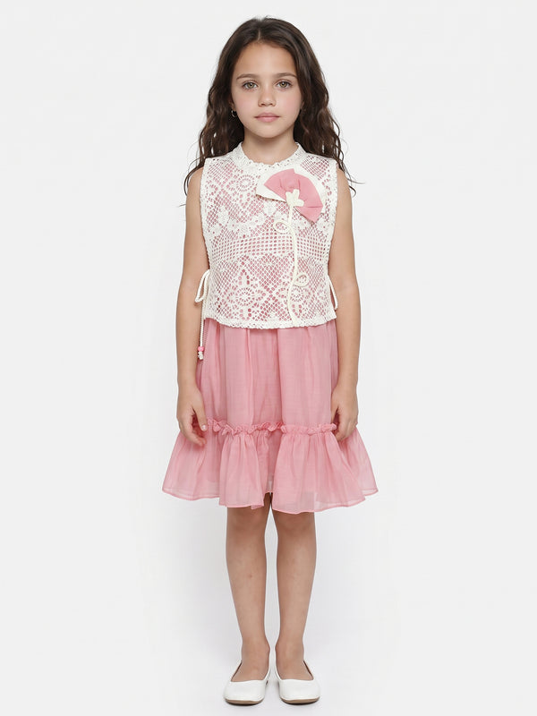 Girls Fashion Dress & Bib 20523