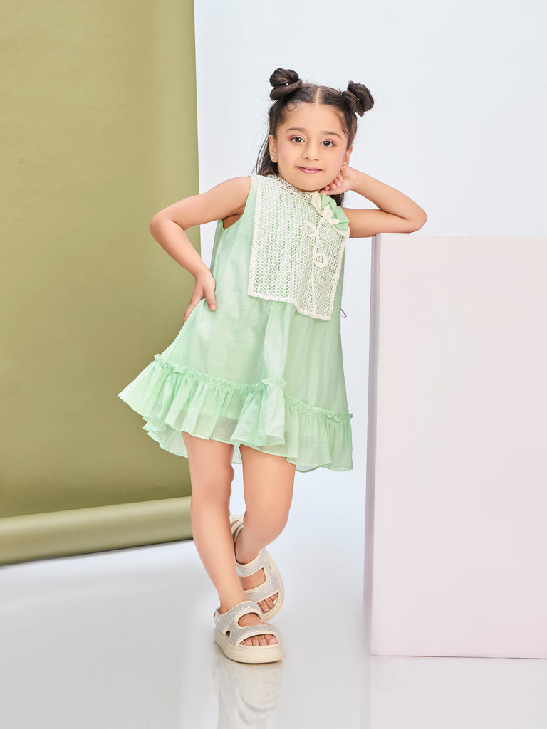 Girls Fashion Dress & Bib 20526