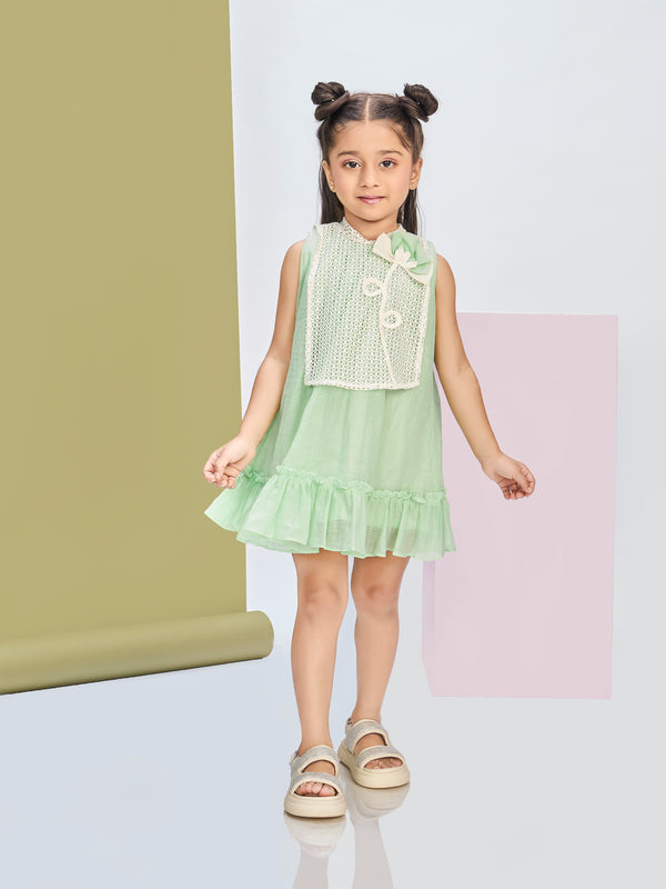 Girls Fashion Dress & Bib 20526