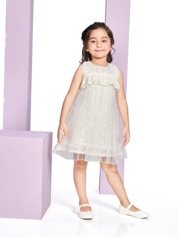Girls Embroidered Dress 20536