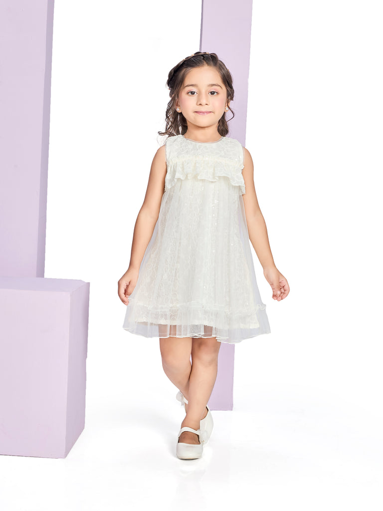 Girls Embroidered Dress 20536