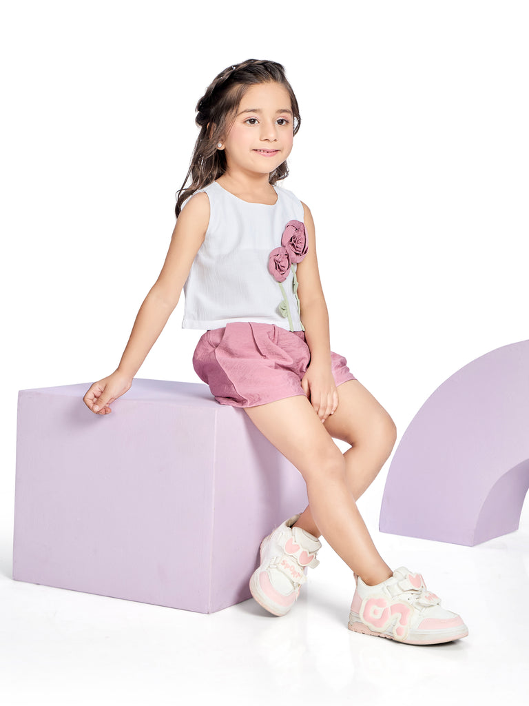 Girls Fashion Shorts & Top 20539