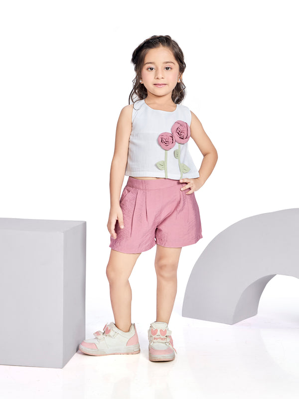 Girls Fashion Shorts & Top 20539