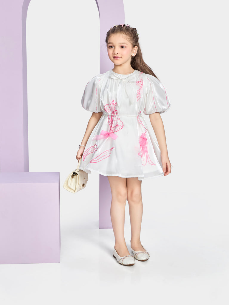 Girls Embroidered Dress 20556