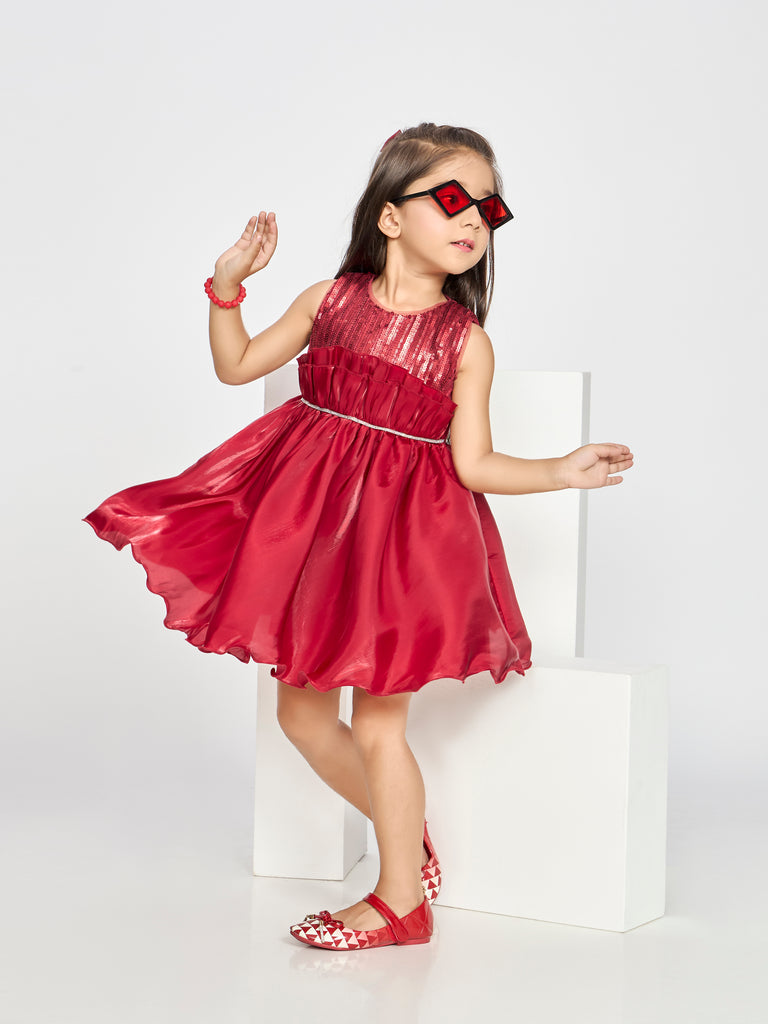 Girls Sequins Dress 20594