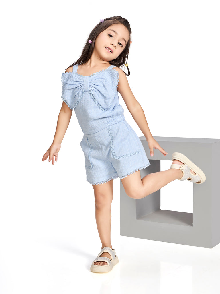 Girls Casual Shorts & Top 20595