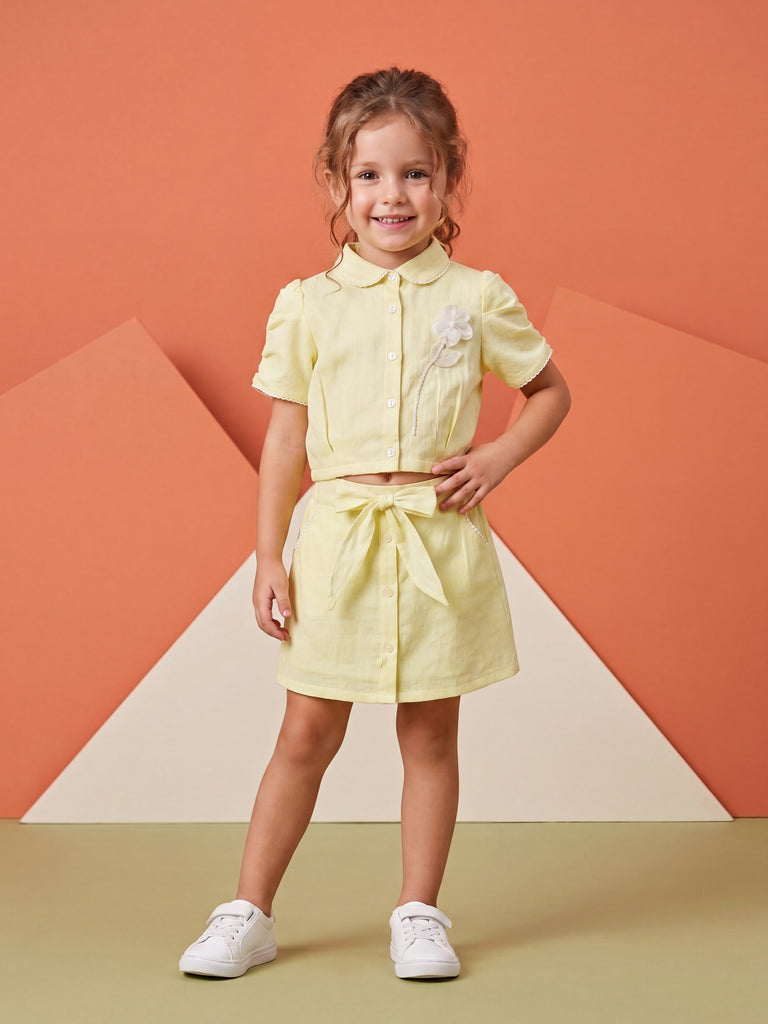 Girls Striped Skirt & Top 20606