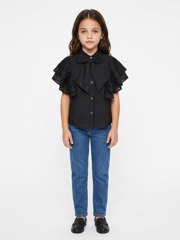 Girls Abstract Print Top 20650