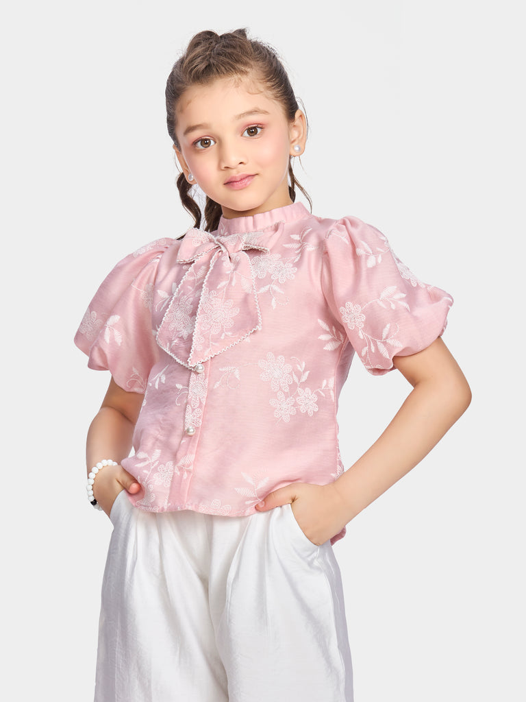 Girls Floral Print Top 20651