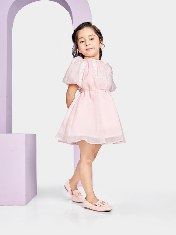 Girls Fashion Dress with Belt 20653