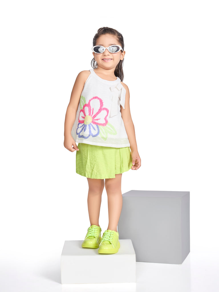 Girls Fashion Skort & Top 20656