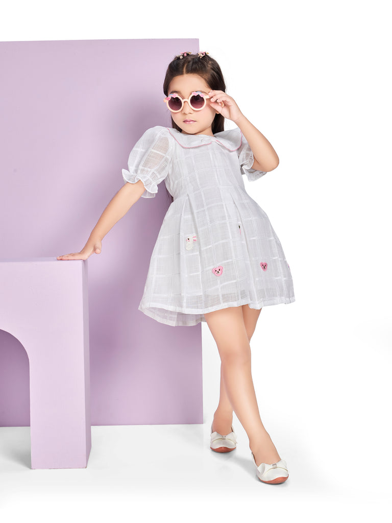 Girls Checkered Dress 20690