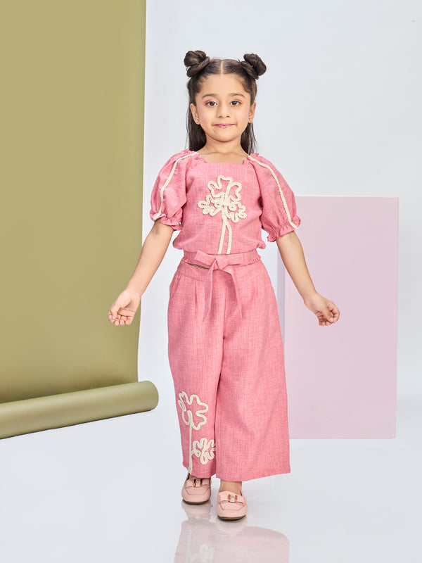 Girls Semi Party Pant & Top 20709