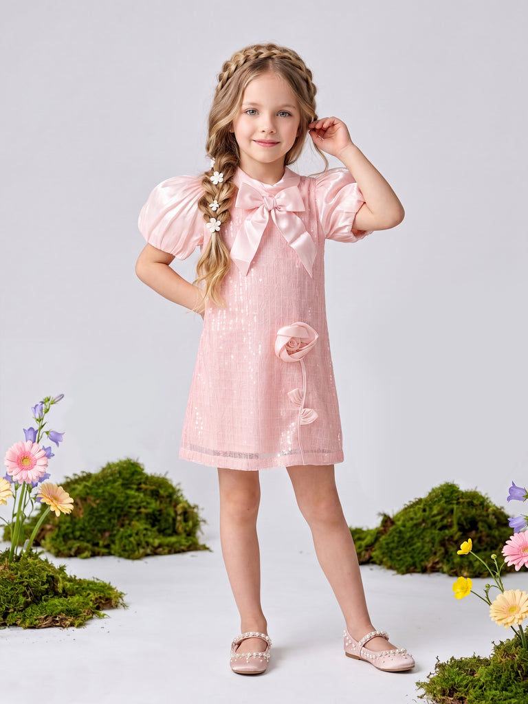 Girls Sequins Dress 21238