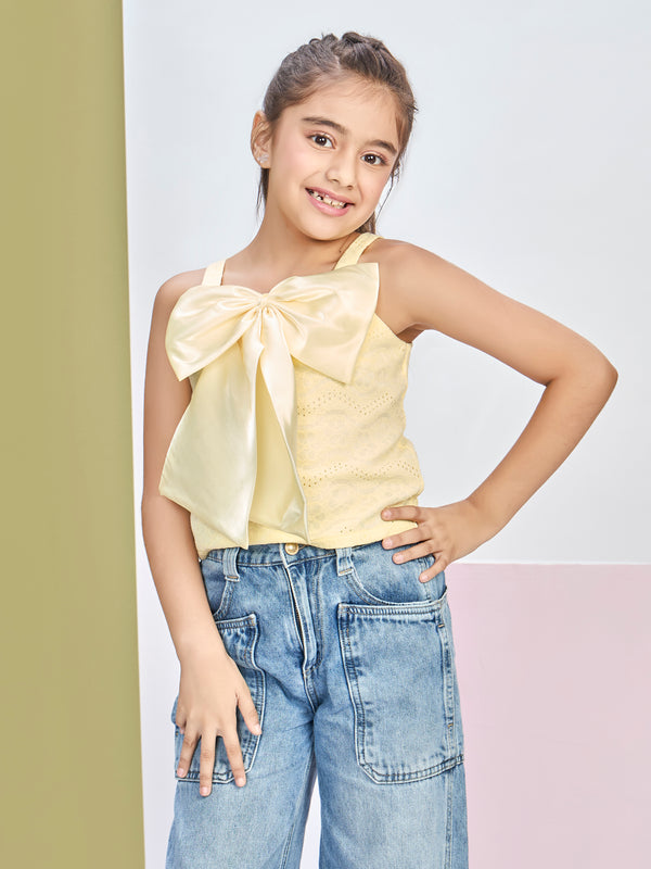 Girls Jaquard Top 21274