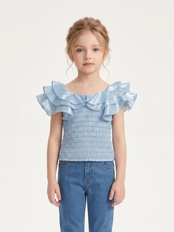 Girls Textured Top 21282