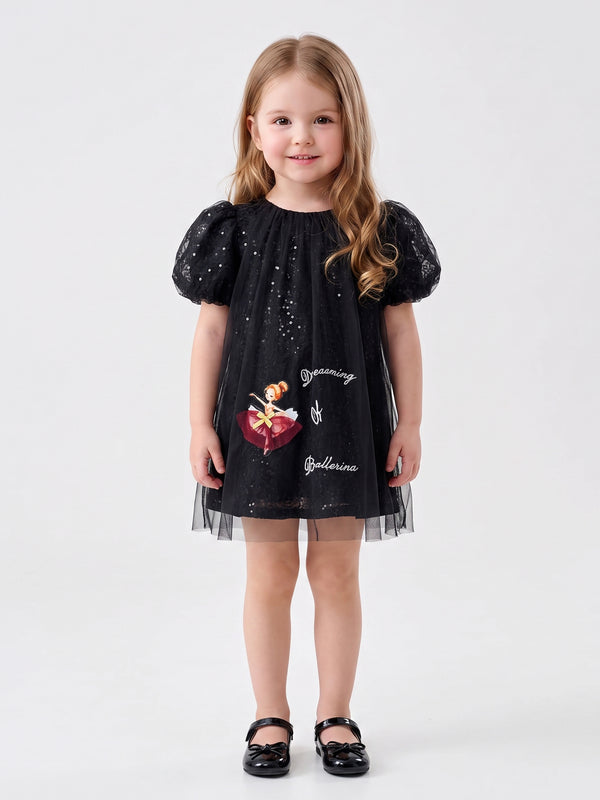 Girls Sequins Dress 21570